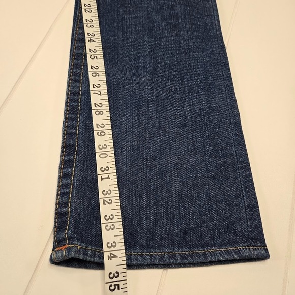 True Religion "Johnny" Low Rise Bootcut Jeans Women's Size 29x34 Dark Wash‎ Y2K - Picture 11 of 13